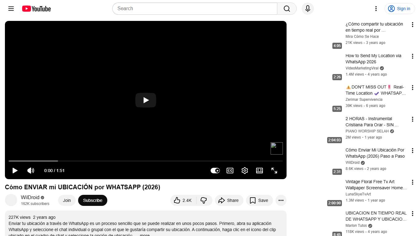 Cómo ENVIAR mi UBICACIÓN por WHATSAPP (2026) - YouTube